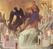 Duccio di Buoninsegna The Tempration of Christ on the Mountain china oil painting artist